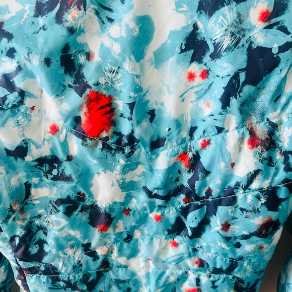 The North Face Womens Garner Triclimate Blue Snowflower Rain Jacket Size XS - Picture 10 of 10